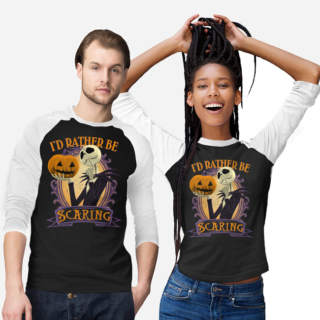 Rather Be Scaring-Unisex-Baseball-Tee-rmatix