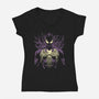 Alien Symbiote-Womens-V-Neck-Tee-rmatix