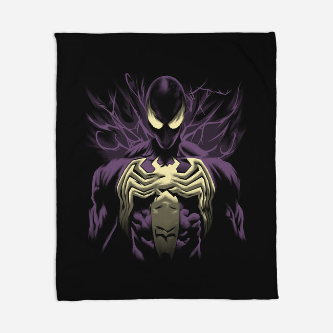 Alien Symbiote-None-Fleece-Blanket-rmatix