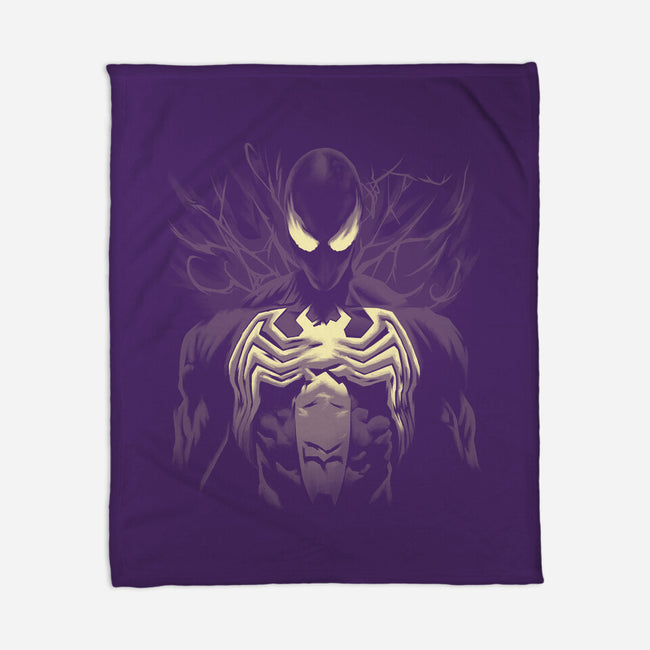 Alien Symbiote-None-Fleece-Blanket-rmatix