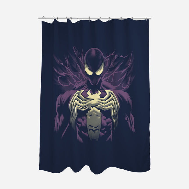 Alien Symbiote-None-Polyester-Shower Curtain-rmatix