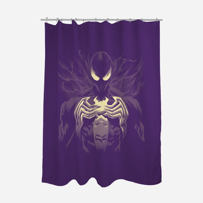 Alien Symbiote-None-Polyester-Shower Curtain-rmatix