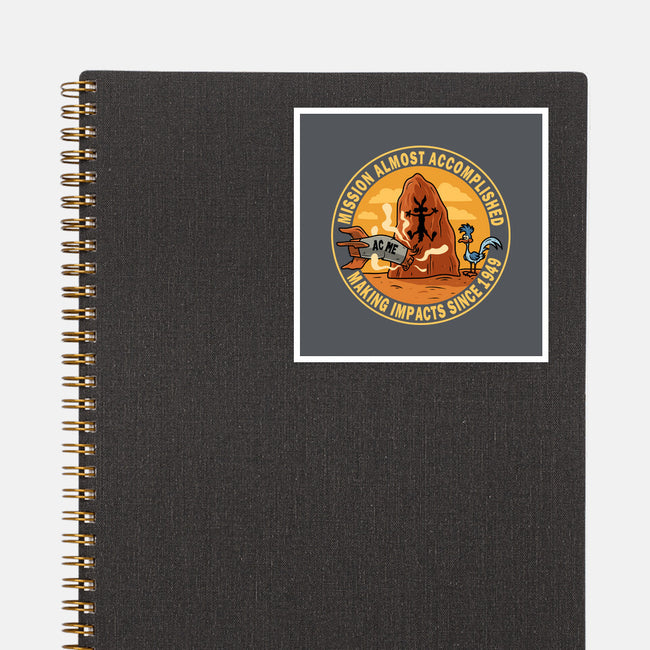 Mission Almost Accomplished-None-Glossy-Sticker-erion_designs