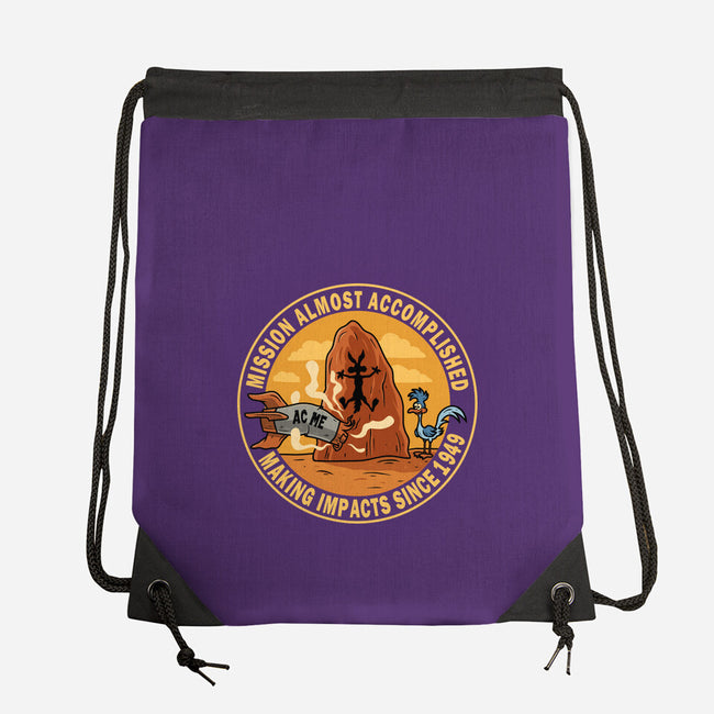 Mission Almost Accomplished-None-Drawstring-Bag-erion_designs