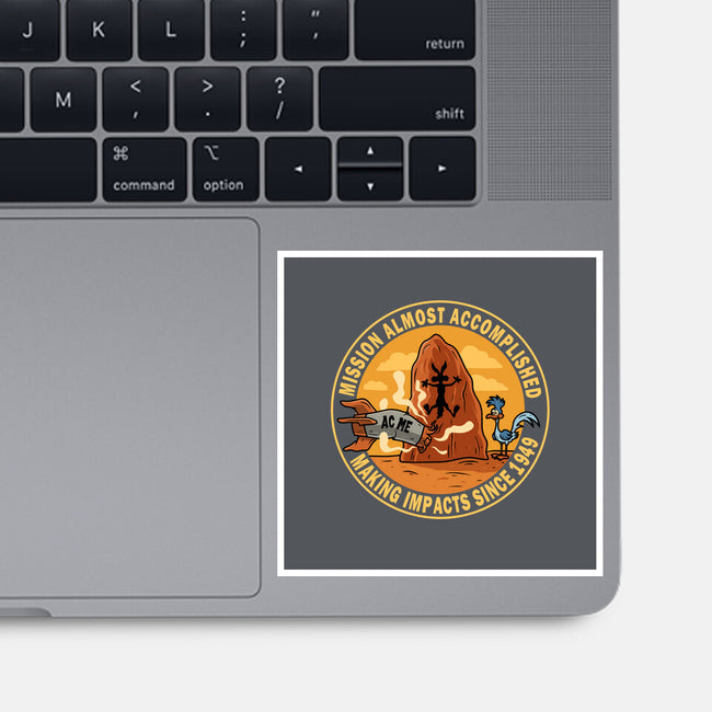 Mission Almost Accomplished-None-Glossy-Sticker-erion_designs