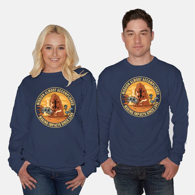 Mission Almost Accomplished-Unisex-Crew Neck-Sweatshirt-erion_designs