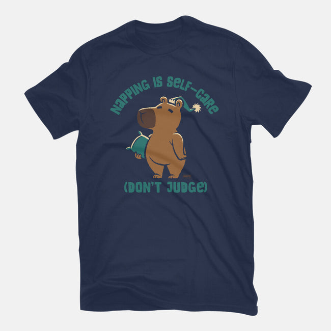 Don't Judge My Napping-Mens-Basic-Tee-worlddominationforcats