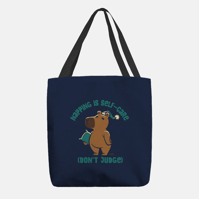 Don't Judge My Napping-None-Basic Tote-Bag-worlddominationforcats