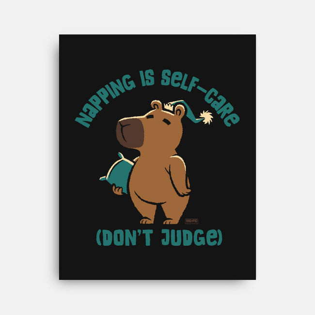 Don't Judge My Napping-None-Stretched-Canvas-worlddominationforcats