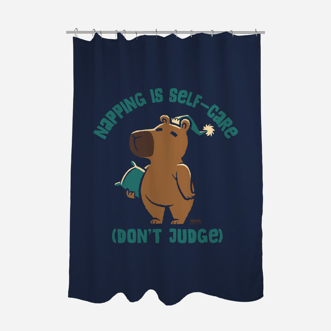 Don't Judge My Napping-None-Polyester-Shower Curtain-worlddominationforcats