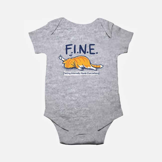 Feeling Internally Numb Everywhere-Baby-Basic-Onesie-Danhood