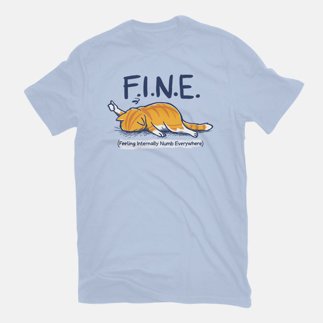 Feeling Internally Numb Everywhere-Womens-Fitted-Tee-Danhood