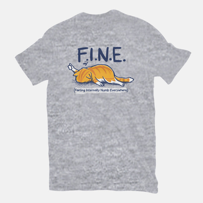 Feeling Internally Numb Everywhere-Womens-Fitted-Tee-Danhood