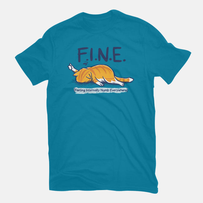 Feeling Internally Numb Everywhere-Womens-Fitted-Tee-Danhood