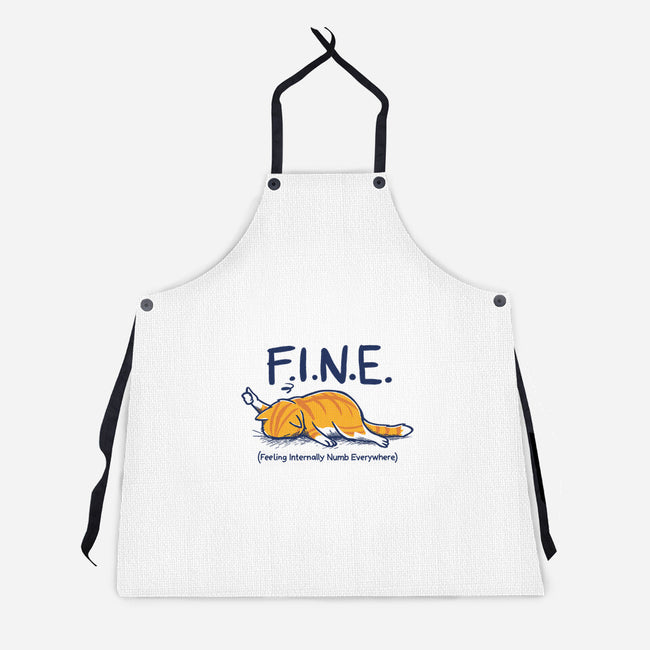 Feeling Internally Numb Everywhere-Unisex-Kitchen-Apron-Danhood