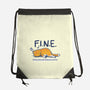 Feeling Internally Numb Everywhere-None-Drawstring-Bag-Danhood