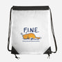 Feeling Internally Numb Everywhere-None-Drawstring-Bag-Danhood