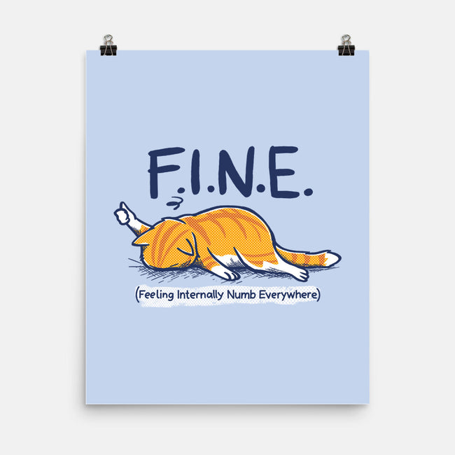 Feeling Internally Numb Everywhere-None-Matte-Poster-Danhood