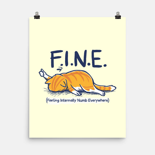 Feeling Internally Numb Everywhere-None-Matte-Poster-Danhood