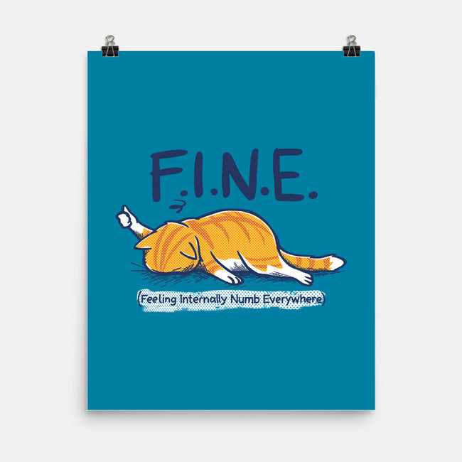 Feeling Internally Numb Everywhere-None-Matte-Poster-Danhood
