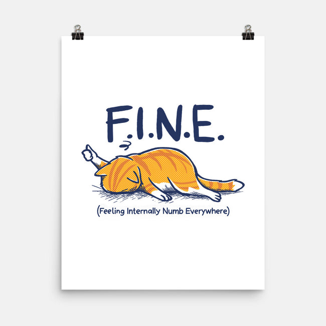 Feeling Internally Numb Everywhere-None-Matte-Poster-Danhood