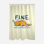Feeling Internally Numb Everywhere-None-Polyester-Shower Curtain-Danhood