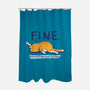 Feeling Internally Numb Everywhere-None-Polyester-Shower Curtain-Danhood