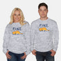 Feeling Internally Numb Everywhere-Unisex-Crew Neck-Sweatshirt-Danhood
