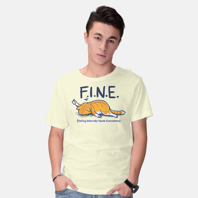 Feeling Internally Numb Everywhere-Mens-Basic-Tee-Danhood