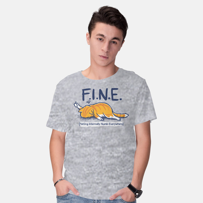 Feeling Internally Numb Everywhere-Mens-Basic-Tee-Danhood
