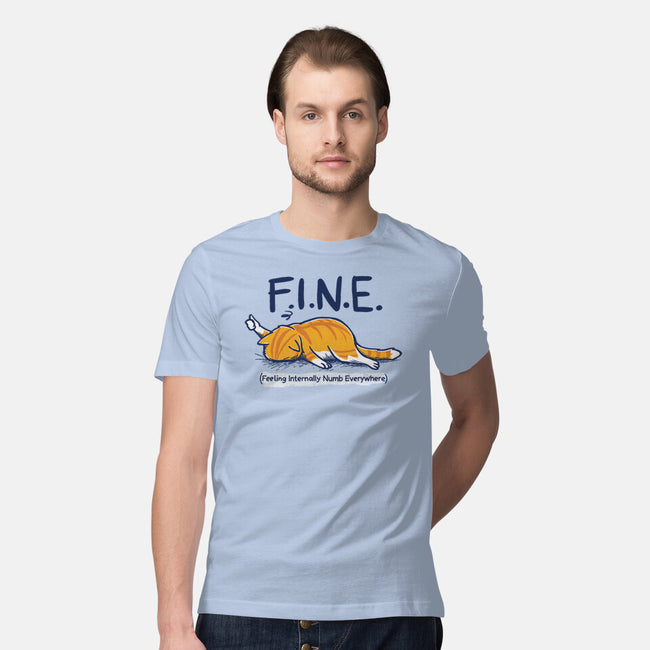Feeling Internally Numb Everywhere-Mens-Premium-Tee-Danhood