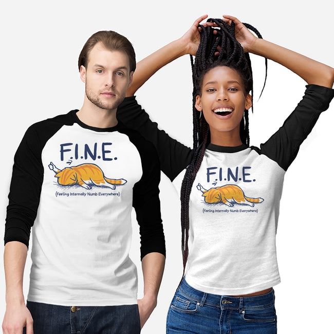 Feeling Internally Numb Everywhere-Unisex-Baseball-Tee-Danhood