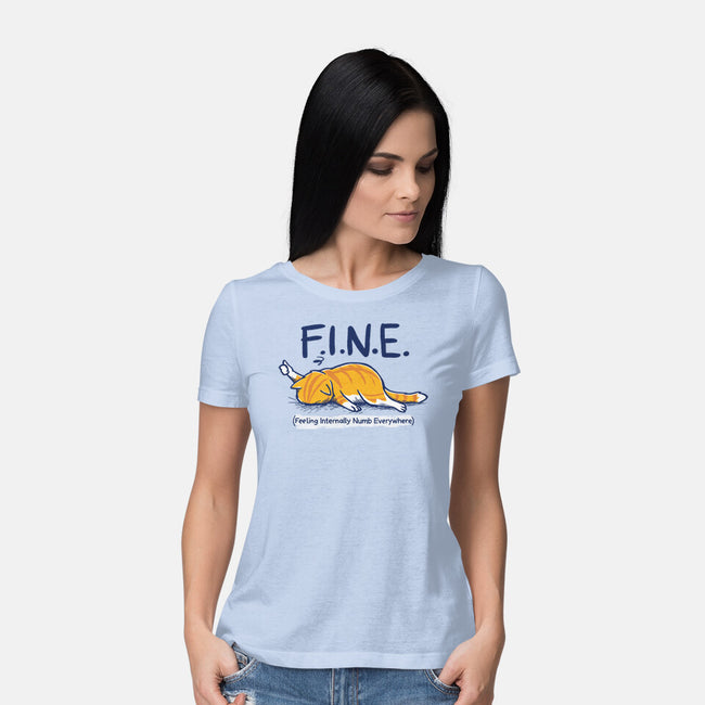 Feeling Internally Numb Everywhere-Womens-Basic-Tee-Danhood