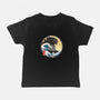 The Great Gojira Off Kanagawa-Baby-Basic-Tee-DrMonekers