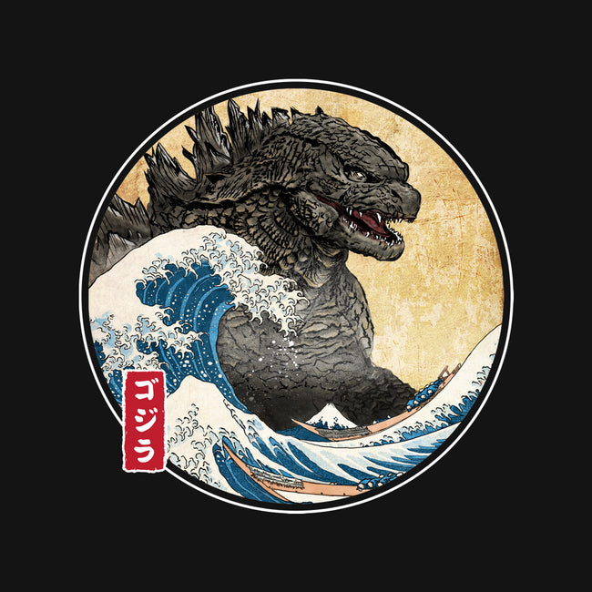 The Great Gojira Off Kanagawa-Youth-Basic-Tee-DrMonekers