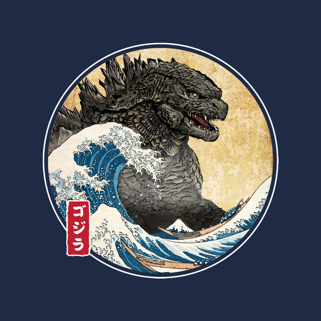 The Great Gojira Off Kanagawa-Youth-Basic-Tee-DrMonekers