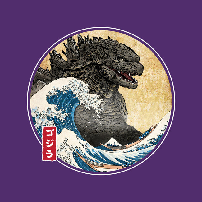 The Great Gojira Off Kanagawa-None-Matte-Poster-DrMonekers