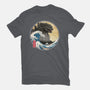The Great Gojira Off Kanagawa-Unisex-Basic-Tee-DrMonekers