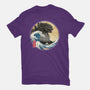 The Great Gojira Off Kanagawa-Womens-Fitted-Tee-DrMonekers