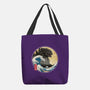 The Great Gojira Off Kanagawa-None-Basic Tote-Bag-DrMonekers