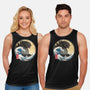 The Great Gojira Off Kanagawa-Unisex-Basic-Tank-DrMonekers