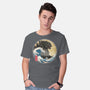 The Great Gojira Off Kanagawa-Mens-Basic-Tee-DrMonekers