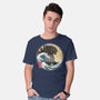 The Great Gojira Off Kanagawa-Mens-Basic-Tee-DrMonekers