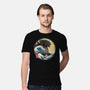 The Great Gojira Off Kanagawa-Mens-Premium-Tee-DrMonekers