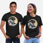 The Great Gojira Off Kanagawa-Unisex-Basic-Tee-DrMonekers