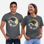 The Great Gojira Off Kanagawa-Unisex-Basic-Tee-DrMonekers