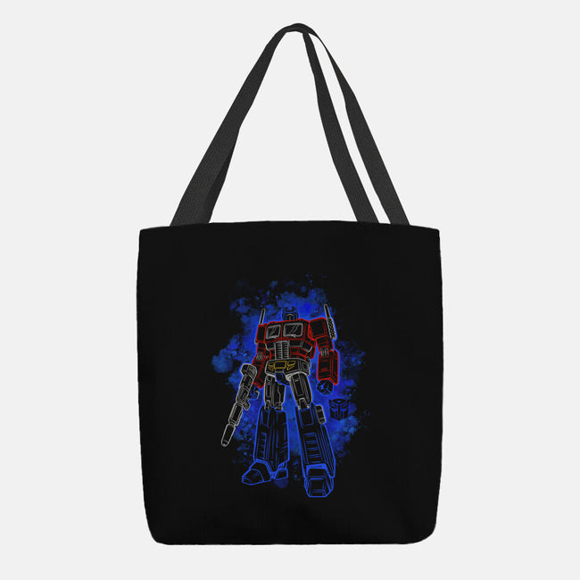 Optimus Silhouette-None-Basic Tote-Bag-Badbone Collections