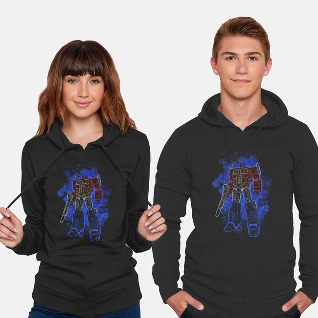 Optimus Silhouette-Unisex-Pullover-Sweatshirt-Badbone Collections