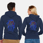 Optimus Silhouette-Unisex-Zip-Up-Sweatshirt-Badbone Collections