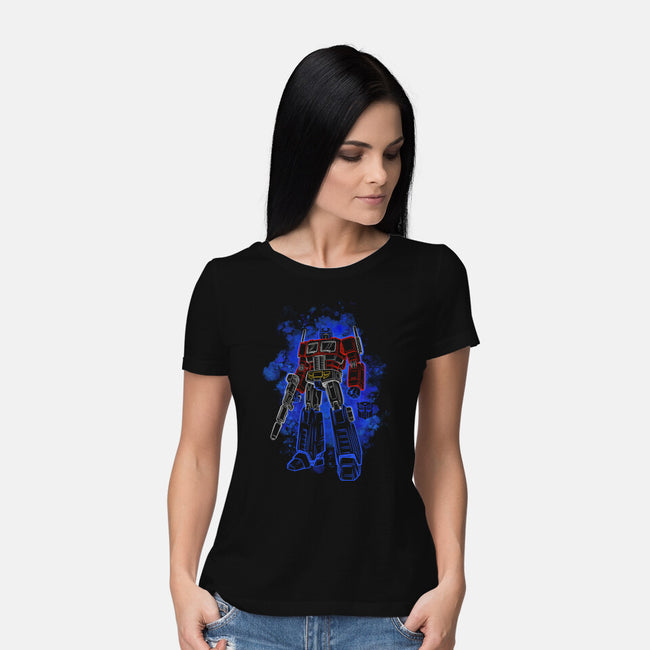 Optimus Silhouette-Womens-Basic-Tee-Badbone Collections